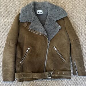 Acne Studios Velocite, Shesrling and Suede Coat Sz 4/6